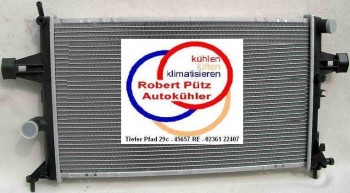 KÜHLER, Wasserkühler, Opel Astra G, Opel Zafira, Schalt & Klima