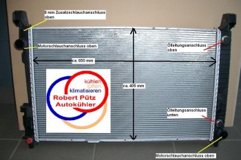 KÜHLER WASSERKÜHLER Mercedes A Klasse W169 A150, A170, A200, A16