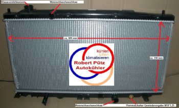 Kühler, Wasserkühler,  Honda Jazz III, GE, 1,2 - 1,4 L, ab 07.2008