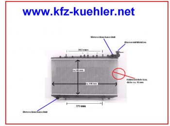 KÜHLER NEU für Nissan Primera P10 (Ausländischer Zulieferer)