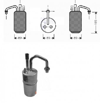 Trockner, Trocknerflasche, Klimatrockner, Mondeo & Cougar (017)