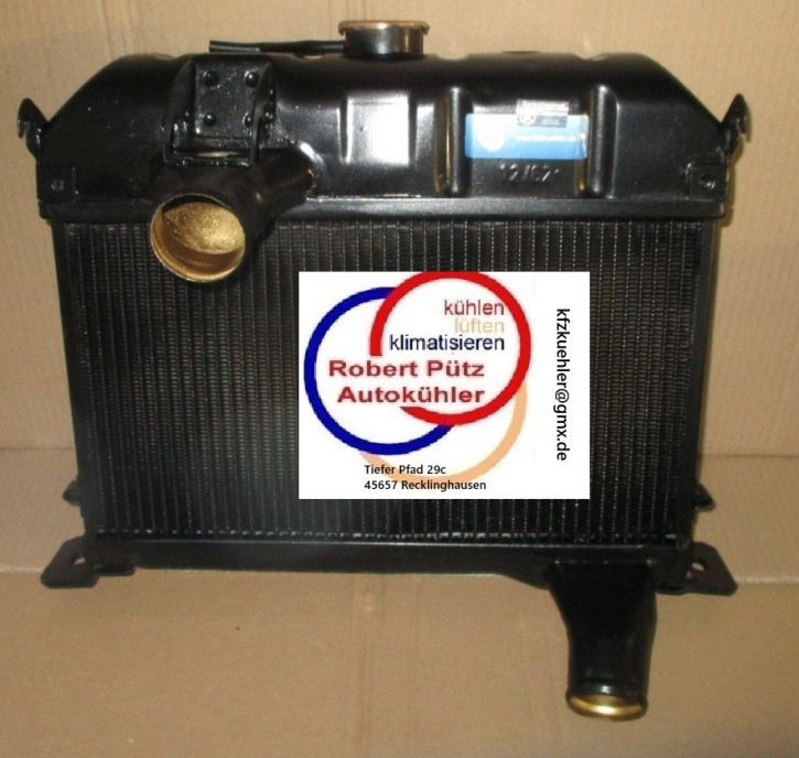 Kühler Neuaufbau, Wasserkühler Netzerneuerung mit Leistungsverbesserten Netz, DKW 1000, DKW Munga, DKW
