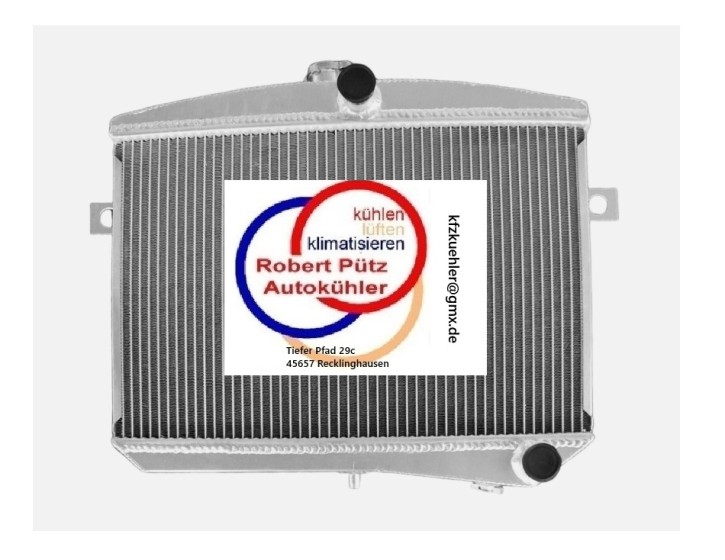 Wasserkühler Vollaluminium, Kühler, Volvo Amazon P 122 S für 1,6 - 2,0 L, auch bei P 121