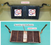 Mercedes R107, C107, W107, SL , Heizungskühler, Wärmetauscher Netzerneuerung, Überholung, A1078350201, 1078350201