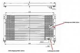 Klimakondensator, Klimakühler, Honda Accord, Rover 600