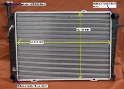 Kühler, Wasserkühler,  Hyundai, Hyundai Tucson, 2,0 L