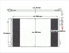 BMW 1er, BMW E82, BMW E88 - Klimakondensator mit Trockner