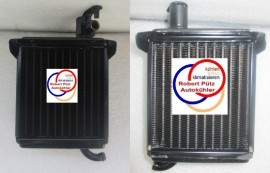 Heizungskühler inkl. Ventil NEU, links / Fahrerseite  Neu, Mercedes Ponton, W120, W121, W180, z.B. 190 SL
