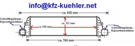 Ladeluftkühler, Turbokühler. Mercedes W203, TD, (Nachrüster)