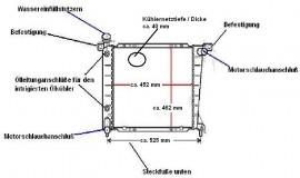 Kühler, Wasserkühler Ford Explorer (U2), Bronco II, NEU