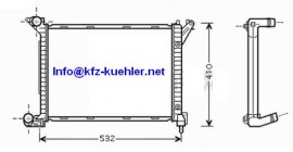 KÜHLER, Wasserkühler, BMW Mini One, BMW Mini Cooper, Diesel