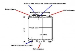 KÜHLER, Wasserkühler, Daihatsu Cuore, Daihatsu Move (L6, L9)