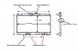 Kühler, Mitsubishi Galant, VI, 2,0 L Benziner, Automatikgetriebe