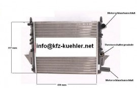 KÜHLER, Wasserkühler, Renault Twingo, 1,2 L, ab 96 BJ., Typ C06