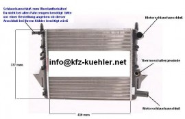 KÜHLER, Wasserkühler, Renault Twingo, 1,2 L, ab 96 BJ., Typ C06