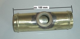 Adapterflansch 38mm mit M22*1,5 Gewinde und Thermoschalter