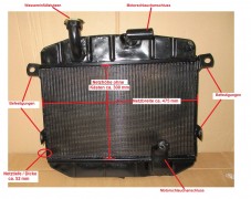 Wasserkühler Netzerneuerung, Kühler Instandsetzung, Alfa Giulia Spider 1965 / 1966