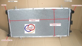 KÜHLER, Wasserkühler, MG MGF auch MG TF für 1,6 - 1,8 L
