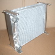Aluminium Kühler, Wasserkühler Sonderanfertigung, Komplett NEUAUFBAU-ALU -400-300-56