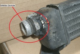 2 Stück M22*1,5 Aluminiumgewinde Austauschen, Erneuerung für Ölkühler