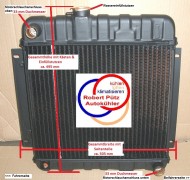 Kühler mit Thermoschaltergewinde M22*1,5 - Wasserkühler, BMW 02, E10, 1502, 1602, 1802, 2002