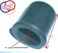 Kühler Gummi Verschlussstopfen / Blindstopfen ca. 20 mm