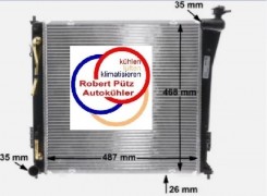 Kühler, Wasserkühler, Hyundai i 40 (Automatik), CRDi, Bj. 2012 - 2019