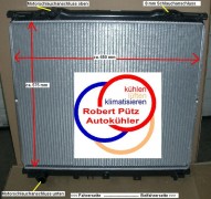 Kühler, Wasserkühler KIA Sorento (JC) ab 2002, Schaltgetriebe