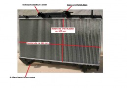 Kühler, Wasserkühler, Toyota Carina E (T19 / AT 190) 1,6 L,GLI