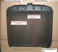 Wasserkühler, Kühler Netzerneuerung / Überholung (STN) für MERCEDES z. B. W110 / W111