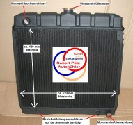 Wasserkühler mit Verschlussdeckel, Kühler, Mercedes /8 , W114 und W115 , ATM & Schalter (024)