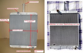 Aluminium Kühler, Wasserkühler Netzerneuerung