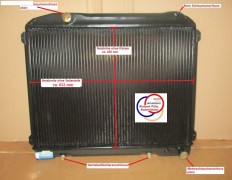 Mercedes, W113, 250 -280 SL, Pagode, Automatik, Wasserkühler LV Netzerneuerung, Kühler Überholung des Altkühlers