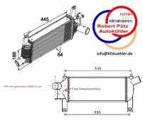 Ladeluftkühler Nissan, Pathfinder & Navara & NP 300, 2,5 dCi