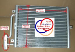Klimakondensator, Kondensator Mahle/BEHR, Porsche, Boxster 986, 2,5 - 3,2 L