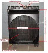 Kühlerüberholung, Kühler / Wasserkühler Netzerneuerung für Oldtimer Rang Rover Defender 1963