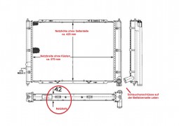 KÜHLER, Wasserkühler, VW Transporter T3