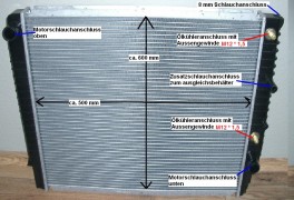 Kühler, Wasserkühler, Volvo 960 & 960 II , 2,5 - 2,9L, Automatik