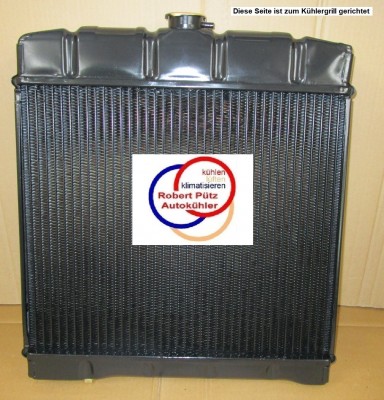 Wasserkühler, Kühler Überholt, (STN) für MERCEDES W110, Schaltgetriebe, Heckflosse