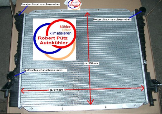 KÜHLER, Wasserkühler, Ford MUSTANG, 5,4 i,  BJ 04 - 14