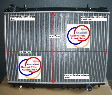 KÜHLER Wasserkühler, OPEL Frontera B, Diesel 2,2 L DTi Schalter