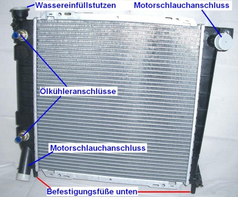 Kühler, Wasserkühler Ford Explorer (U2), Bronco II, NEU