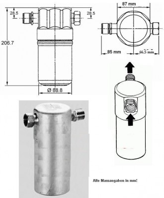 Trockner, Audi 100, Audi A6, Typ C4