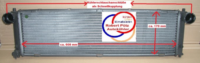 Kühler, Wasserkühler Mitte, Porsche 911 > 996 & 997, 99610603770