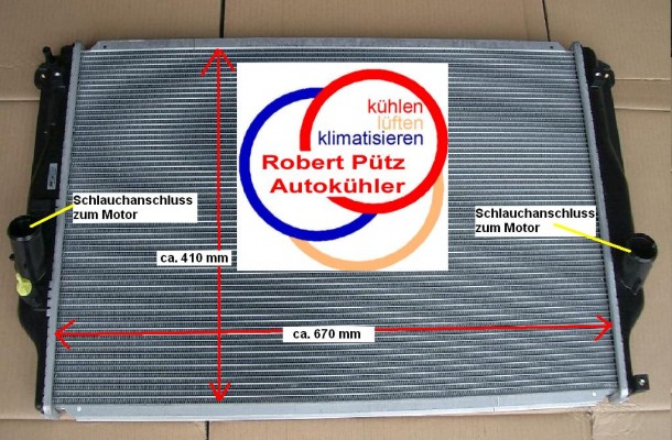 Kühler, Wasserkühler, Toyota RAV 4 ( III ), 2,2 Diesel