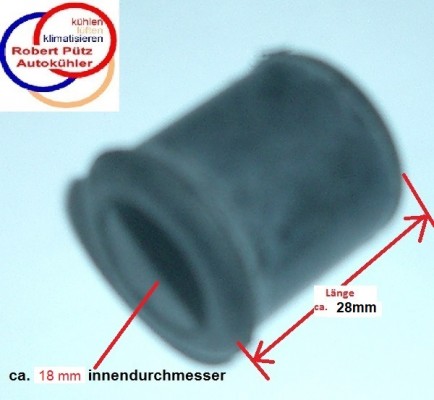 Kühler Gummi Verschlussstopfen / Blindstopfen ca. 18 mm-BL-ST-18