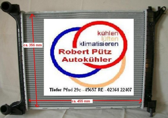 KÜHLER, Wasserkühler, BMW Mini One, BMW Mini Cooper, Diesel