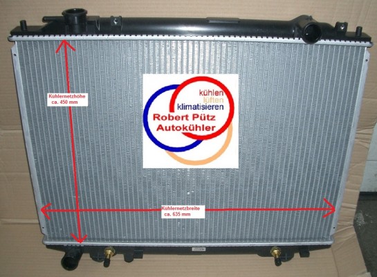 KÜHLER, Wasserkühler, Mazda B Serie (UN / UF) / Ford Ranger (TU) Automatik