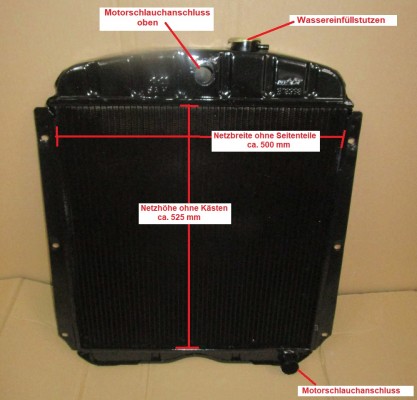 Netzerneuerung & Überholung, Kühler, Wasserkühler z. B. 1952 Chevy Pick Up