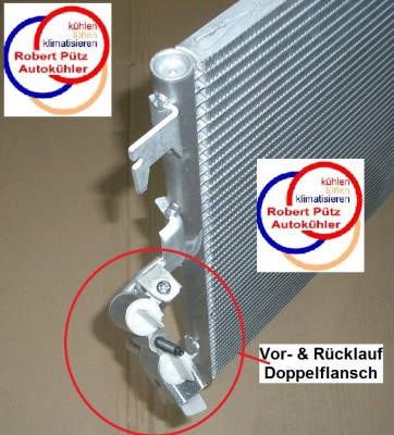 Klimakondensator Kondensator mit Trockner Mercedes Sprinter & VW Crafter